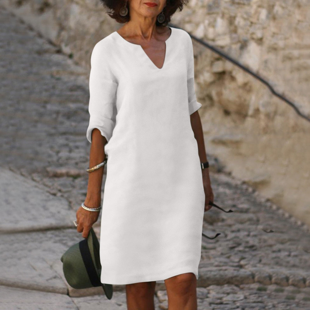 Bequemes Sommerkleid für Damen – Elegant sowie frisch