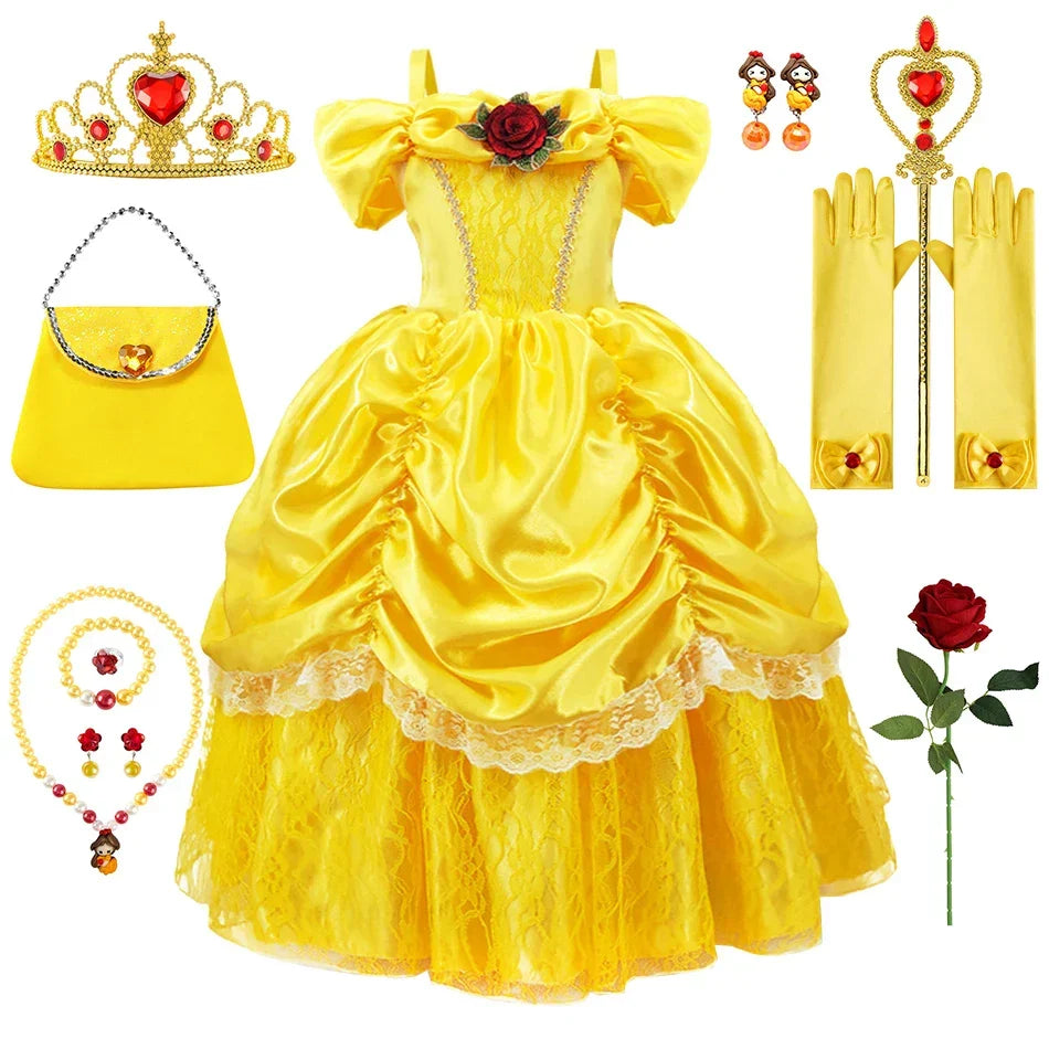 Luna Prinzessinnenkleid für Kinder – Bezauberndes sowie Elegantes Cosplay-Outfit