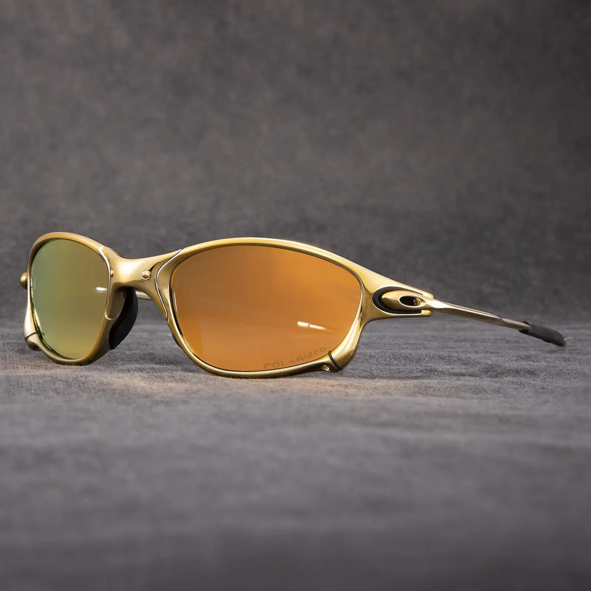 Sportliche Polarisierte Sonnenbrille – Metallrahmen inklusive Roten Gläsern