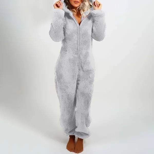 Flauschiger Winter-Overall – Herrlich Warm & Behaglich