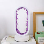 Elegante Amethyst-Kristalllampe: Ambient LED-Beleuchtung zur Entspannung