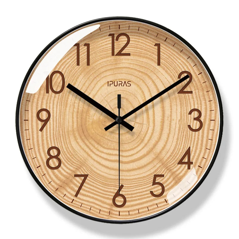 TimeWisp Holz Wanduhr – Lautloser sowie stilvoller Zeitmesser