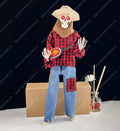Halloween-Skelett inklusive Banjo – Leuchtende Dekoration mit Sound