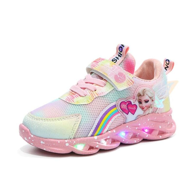 Rainbow Glitter Sneakers – LED Kinderschuhe für Abenteurer