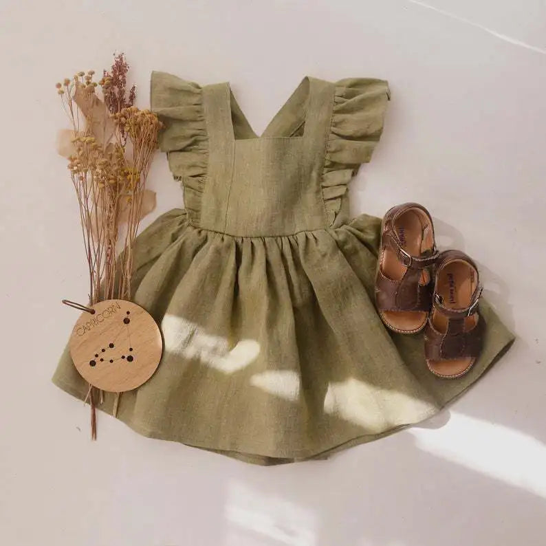Ruches Kleid für Mädchen – Stilvolle Verspieltheit