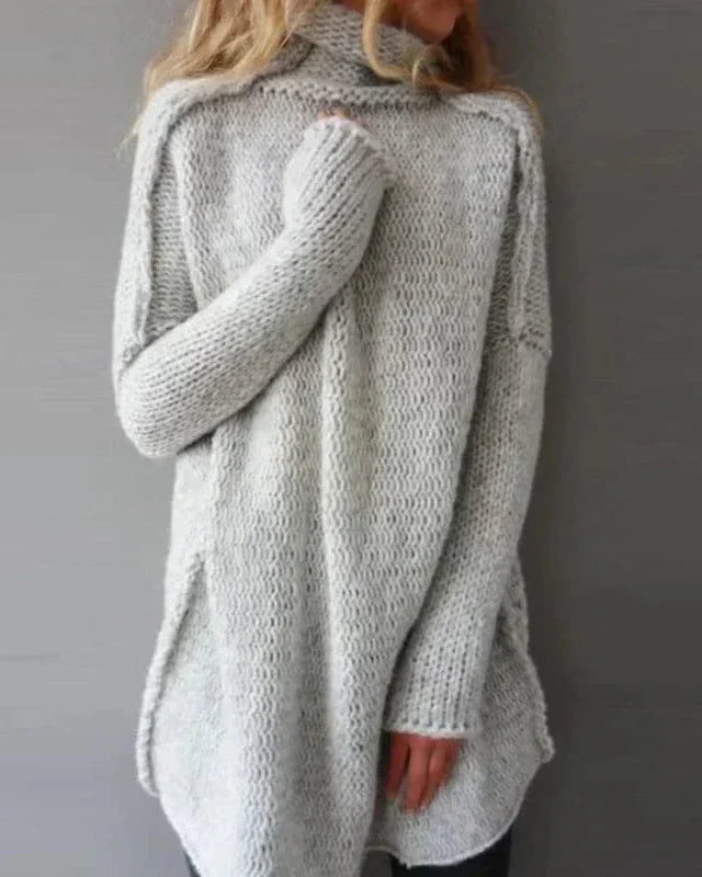 Übergroßer Strickpullover