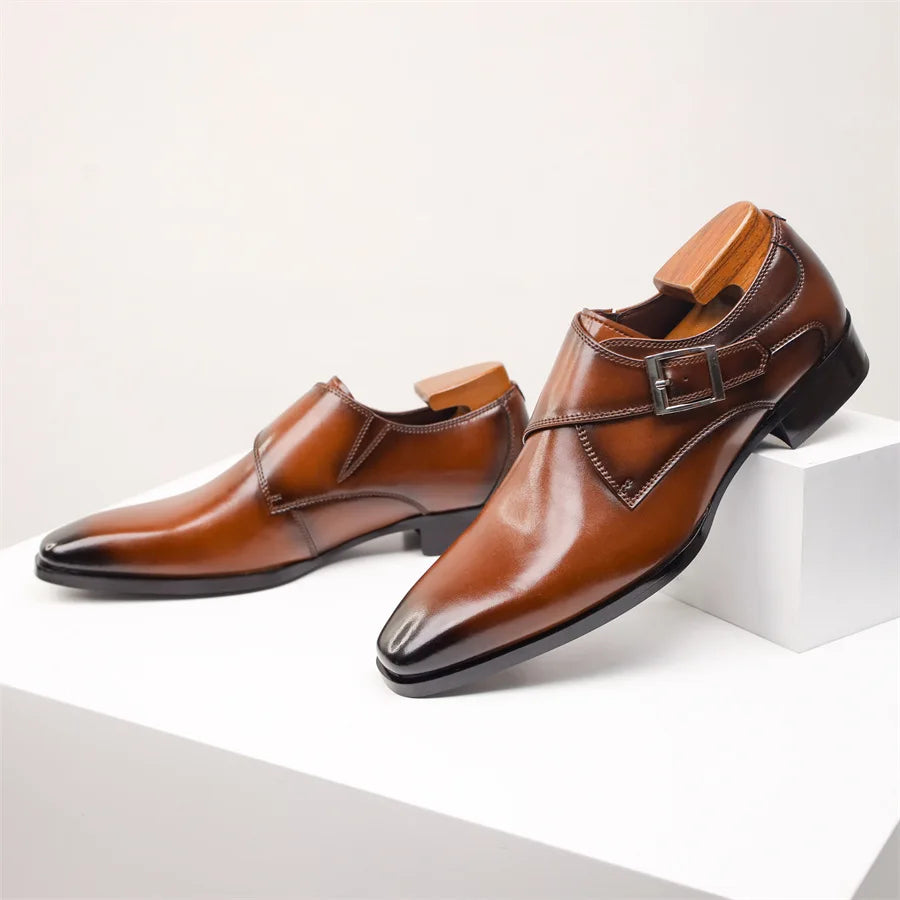 Torino Monk Strap Herrenschuhe – Modernes sowie Raffiniertes Design