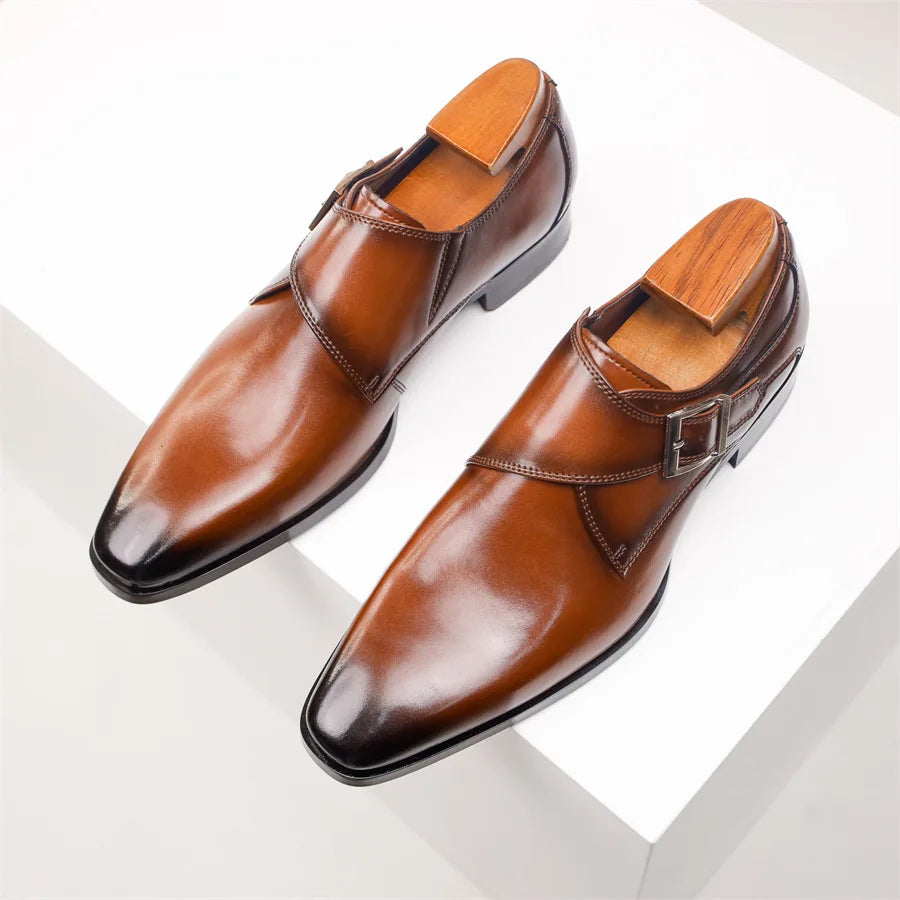 Torino Monk Strap Herrenschuhe – Modernes sowie Raffiniertes Design