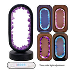 Elegante Amethyst-Kristalllampe: Ambient LED-Beleuchtung zur Entspannung
