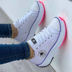 Hohe Damen Sneaker aus Canvas – Modisch und Komfortabel
