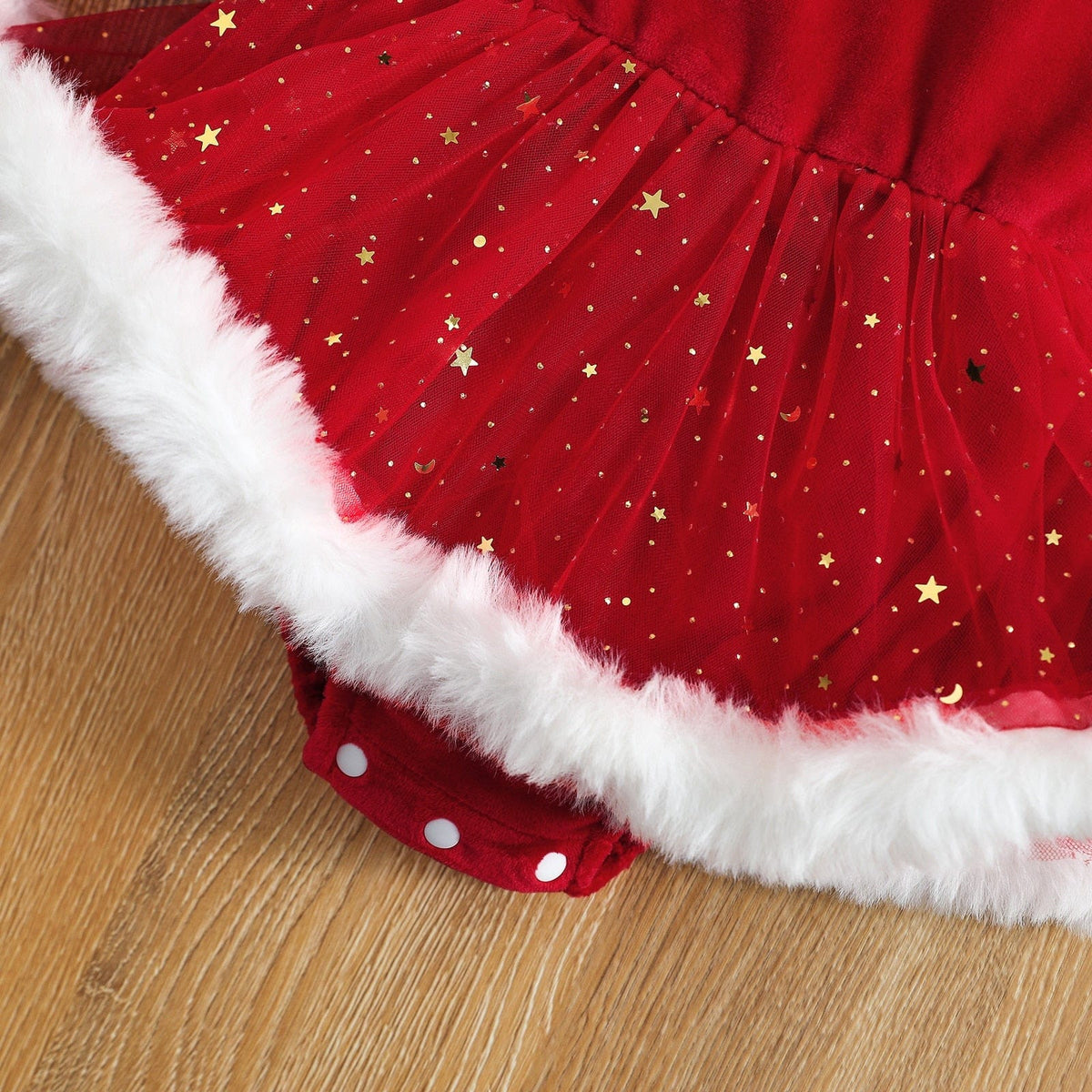 WeihnachtsTraum Kleid – Festliches Kleid inklusive Haarband für Kinder