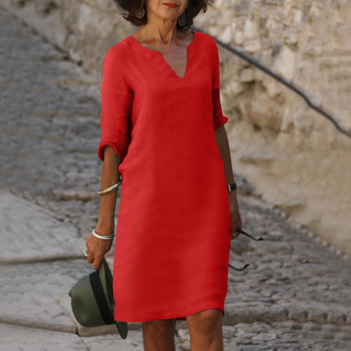 Bequemes Sommerkleid für Damen – Elegant sowie frisch