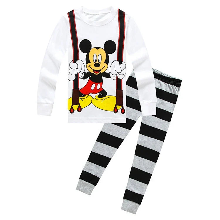 Lotte Prinzessin Pyjama Set für Kinder: Minnie Mouse Zweifarbiger Pyjama Set