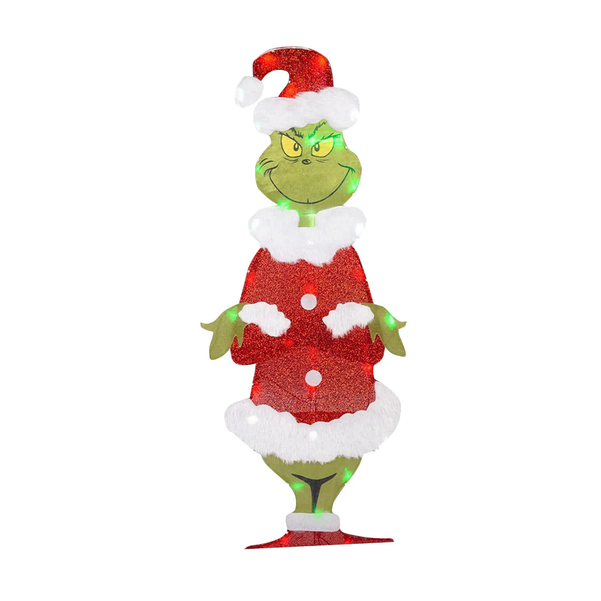 Grinch Weihnachtsdekoration: Fröhliche Gartenbeleuchtung für die Feiertage