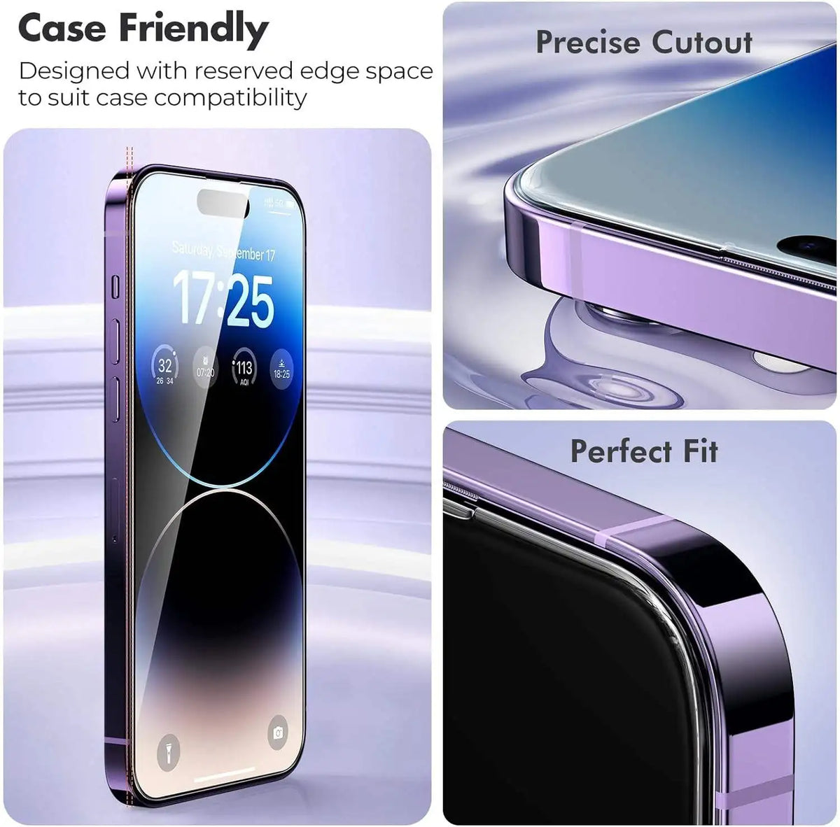 iPhone Displayschutzfolie aus gehärtetem Glas: Vollständiger Schutz