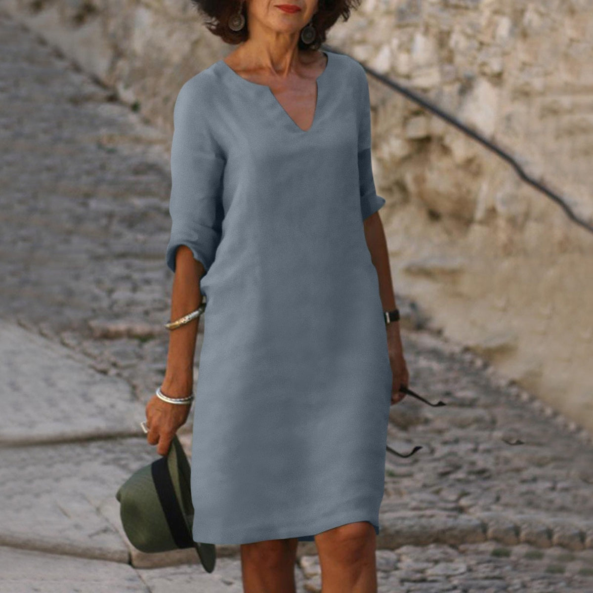 Bequemes Sommerkleid für Damen – Elegant sowie frisch