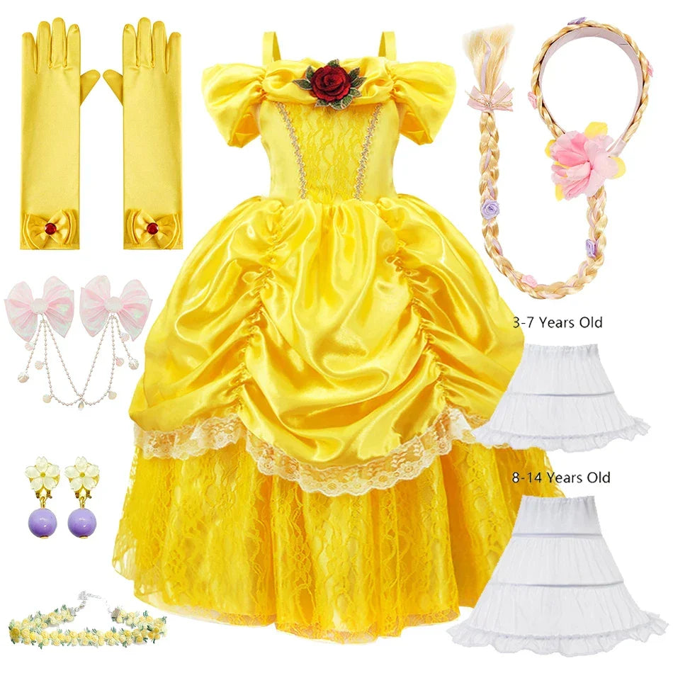 Luna Prinzessinnenkleid für Kinder – Bezauberndes sowie Elegantes Cosplay-Outfit