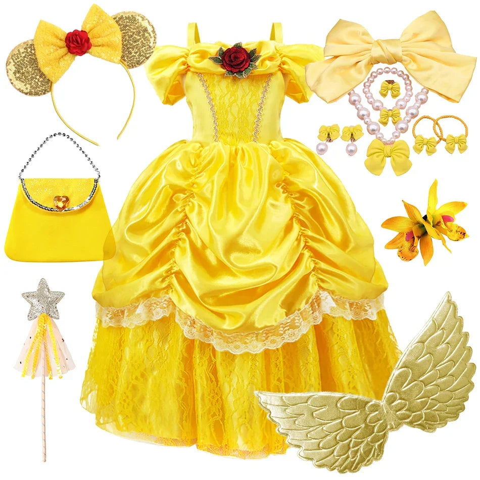 Luna Prinzessinnenkleid für Kinder – Bezauberndes sowie Elegantes Cosplay-Outfit