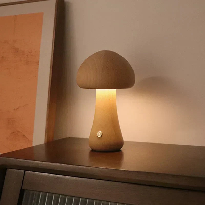 Paddenstoel Tafellamp – Warme LED Beleuchtung inklusive Touch-Steuerung