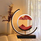 SandLight 3D Sandtischlampe – Entspannendes Design inklusive Bewegtem Sand