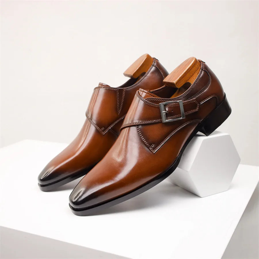 Torino Monk Strap Herrenschuhe – Modernes sowie Raffiniertes Design