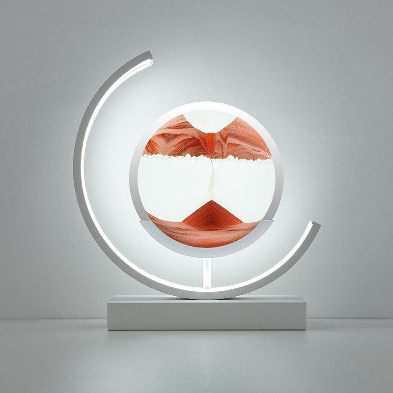 SandLight 3D Sandtischlampe – Entspannendes Design inklusive Bewegtem Sand