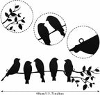 Vogelgezwitscher Wanddekoration: Stimmungsvolle Sitzende Vögel