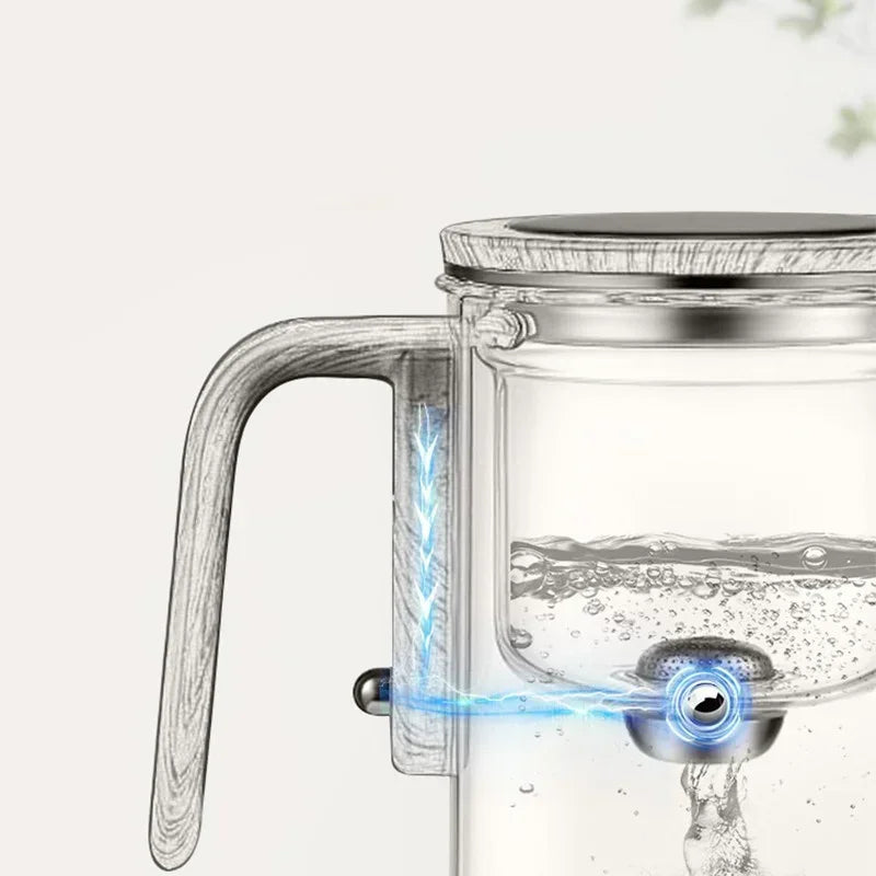 Eleganter Glas-Teebereiter inklusive Holzgriff – Stilvolles Aufbrühen