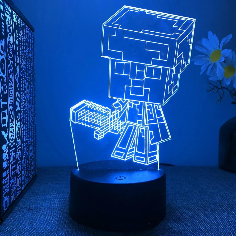 Verschiedene LED-Spielcharaktere Lampen – Verspielte Beleuchtung für Gamer