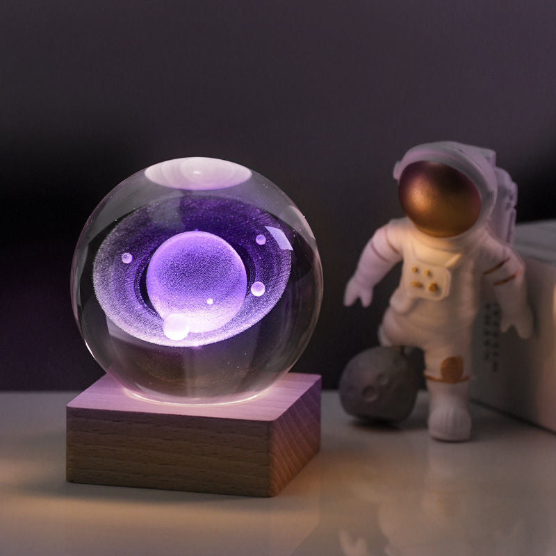 SternenLichter – 3D Kristall Universum Dekorlampe
