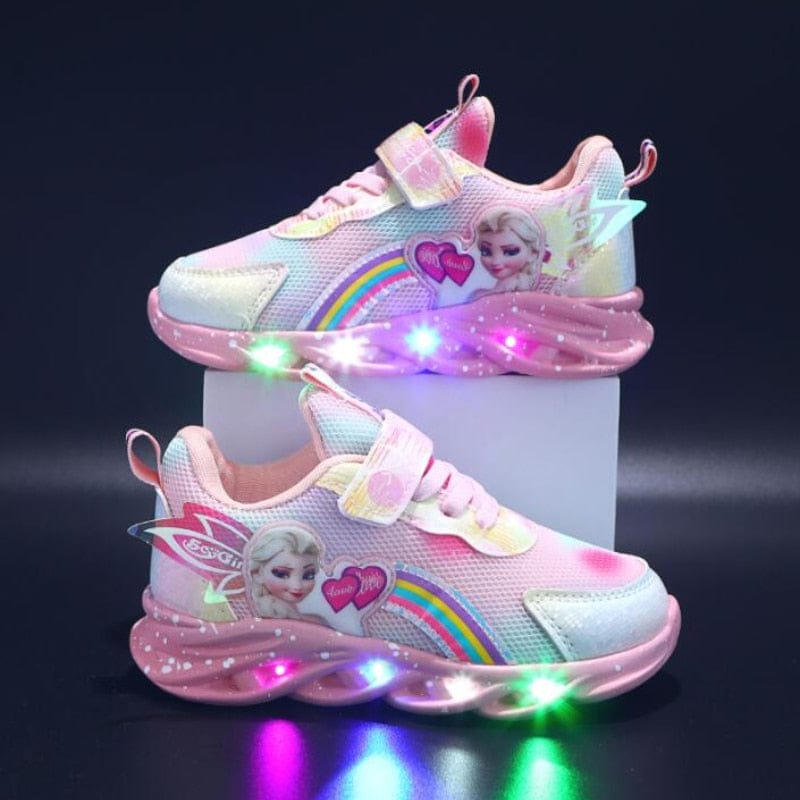 Rainbow Glitter Sneakers – LED Kinderschuhe für Abenteurer