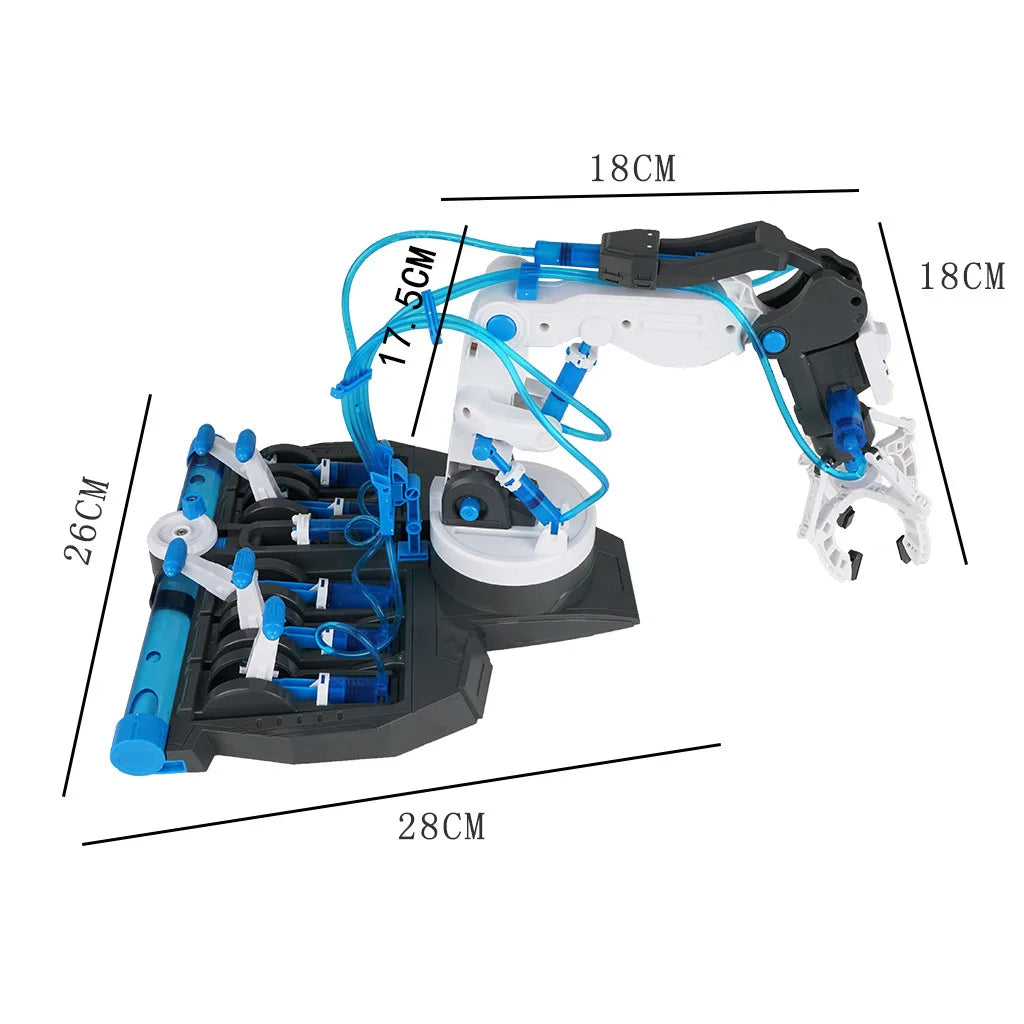 Hydraulischer Roboterarm Bausatz: 3-in-1 Bildungs-Spielzeug