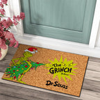 Weihnachtliche Türmatte inklusive Grinch-Design – Fröhlicher Empfang für die Feiertage