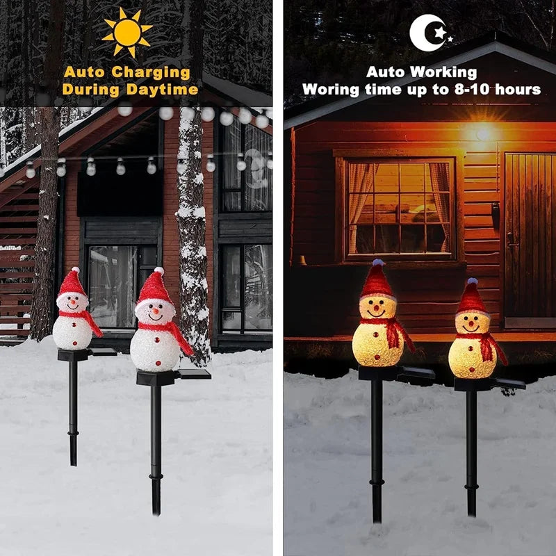 Weihnachts-Schneemann-Lampen: Verzaubernde Beleuchtung für eine festliche Atmosphäre