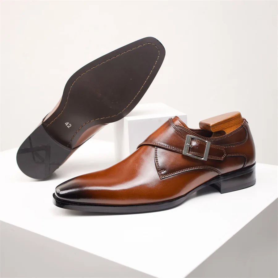 Torino Monk Strap Herrenschuhe – Modernes sowie Raffiniertes Design