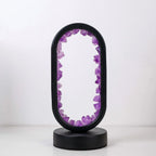 Elegante Amethyst-Kristalllampe: Ambient LED-Beleuchtung zur Entspannung