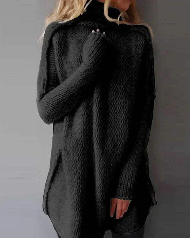 Übergroßer Strickpullover