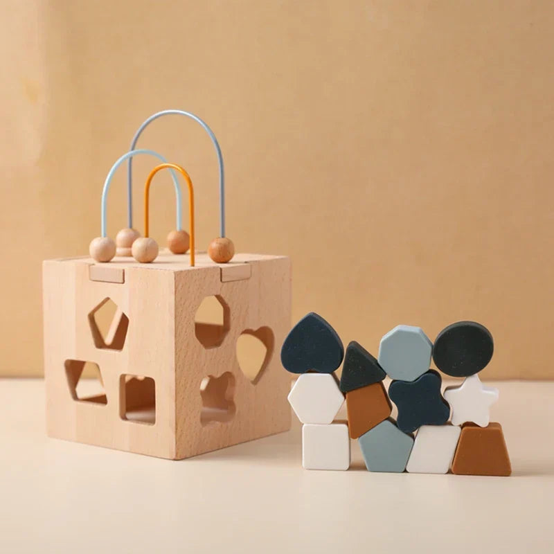 Pädagogische Holzspieluhr – Für Lernen sowie Spielspaß