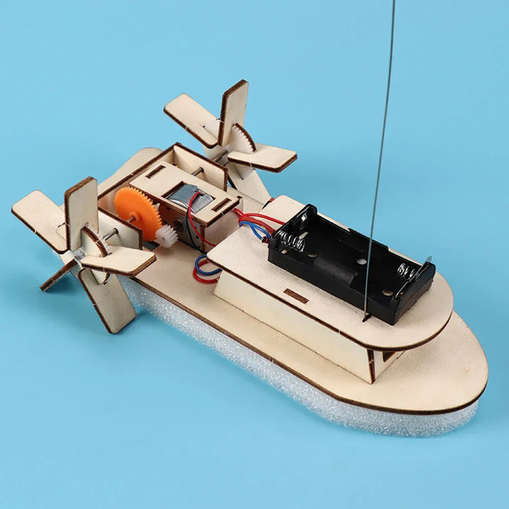 Bildungs Holz DIY Boot: Baue dein eigenes elektrisches Spielboot