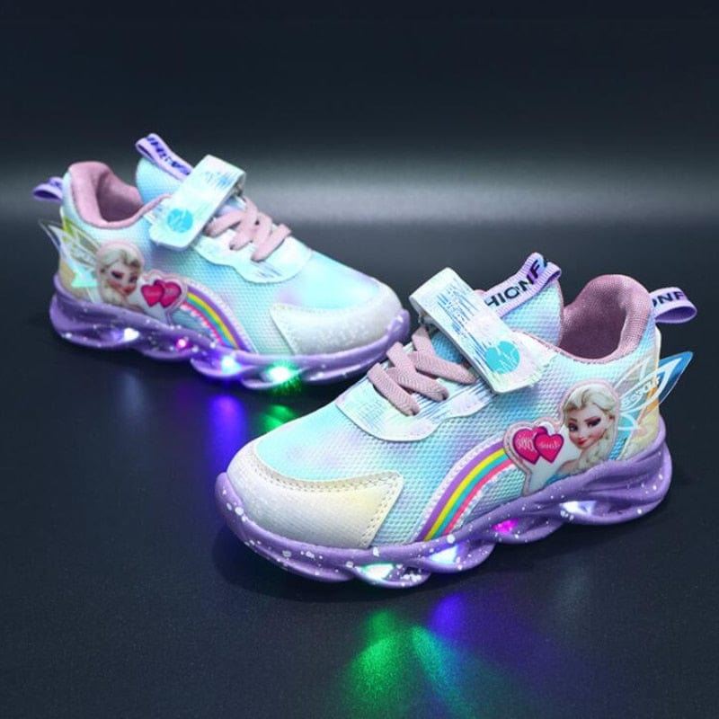 Rainbow Glitter Sneakers – LED Kinderschuhe für Abenteurer