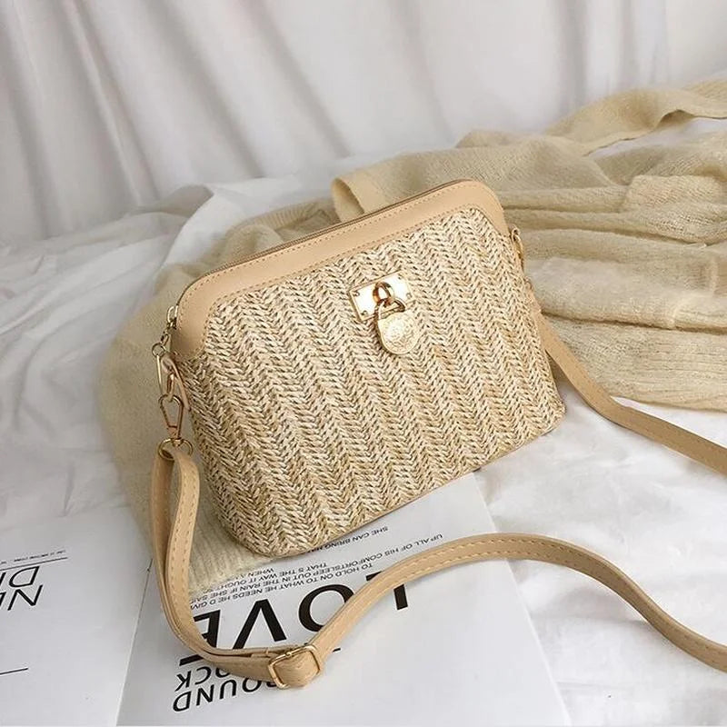 Boho Geflochtene Strohtasche – Elegant sowie Leicht