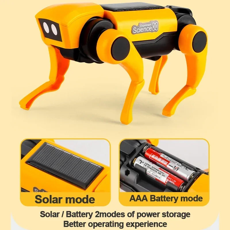Bildungs-Solarenergie-Roboter – 2-in-1 Hund sowie Katze Baukasten