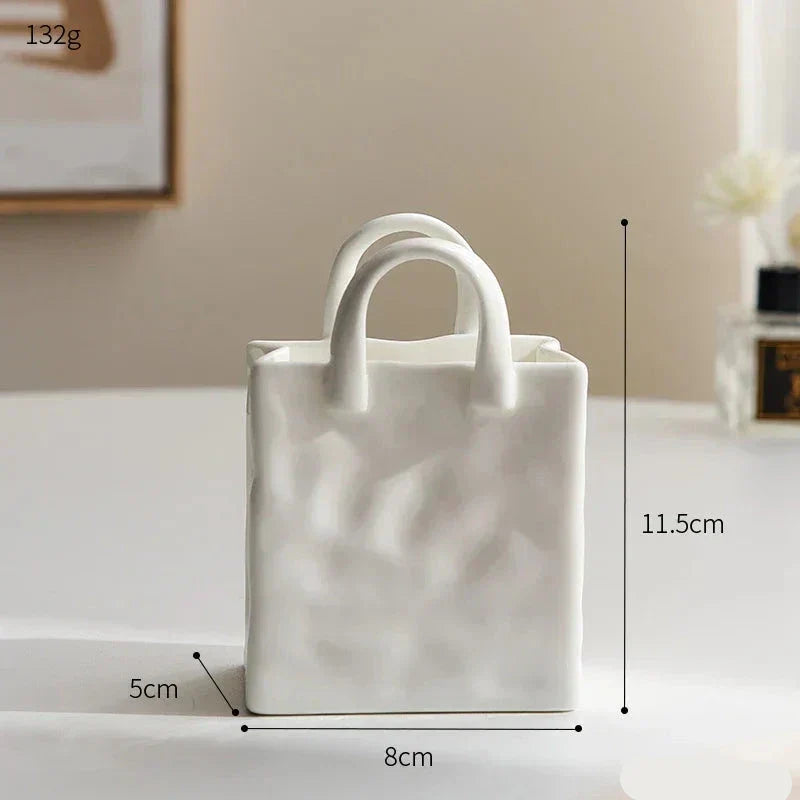 Unieke Handvat Vase - Modern und Elegant