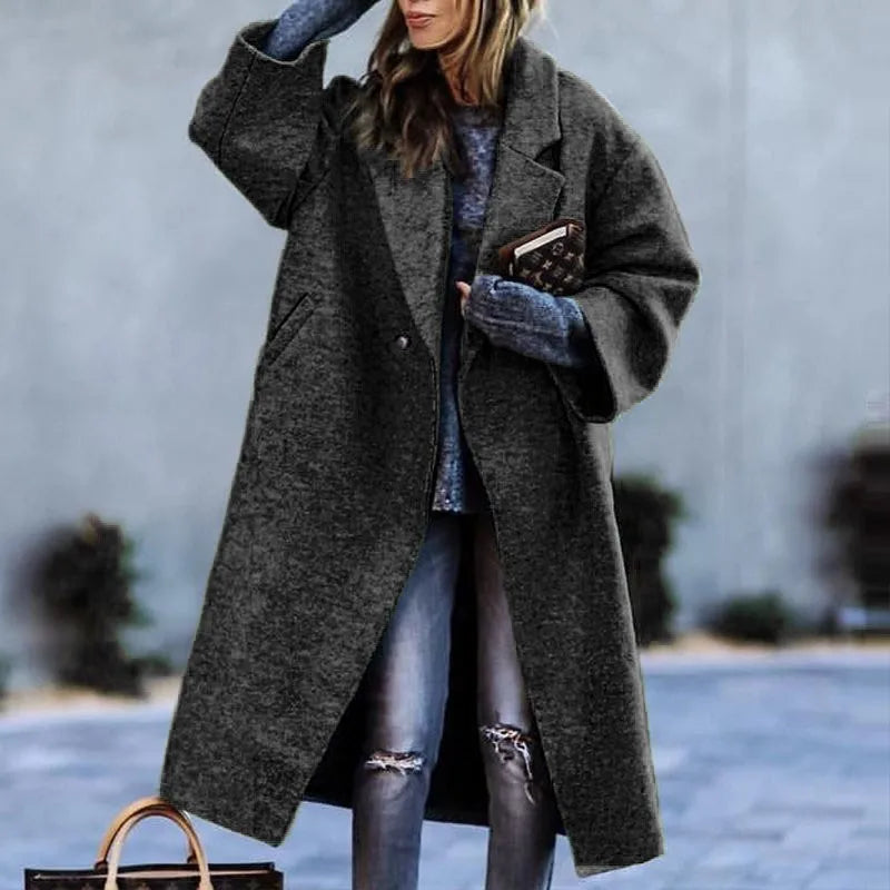 EleganceOversized Mantel – Elegant und bequem für jede Gelegenheit