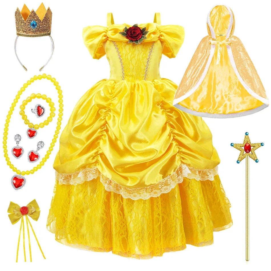 Luna Prinzessinnenkleid für Kinder – Bezauberndes sowie Elegantes Cosplay-Outfit