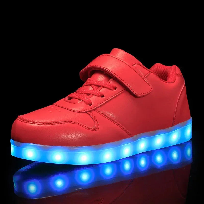 Strahlende Schrittmacher – LED-Schuhe für Kinder, die Leuchten