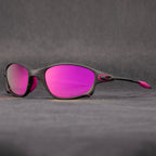 Sportliche Polarisierte Sonnenbrille – Metallrahmen inklusive Roten Gläsern
