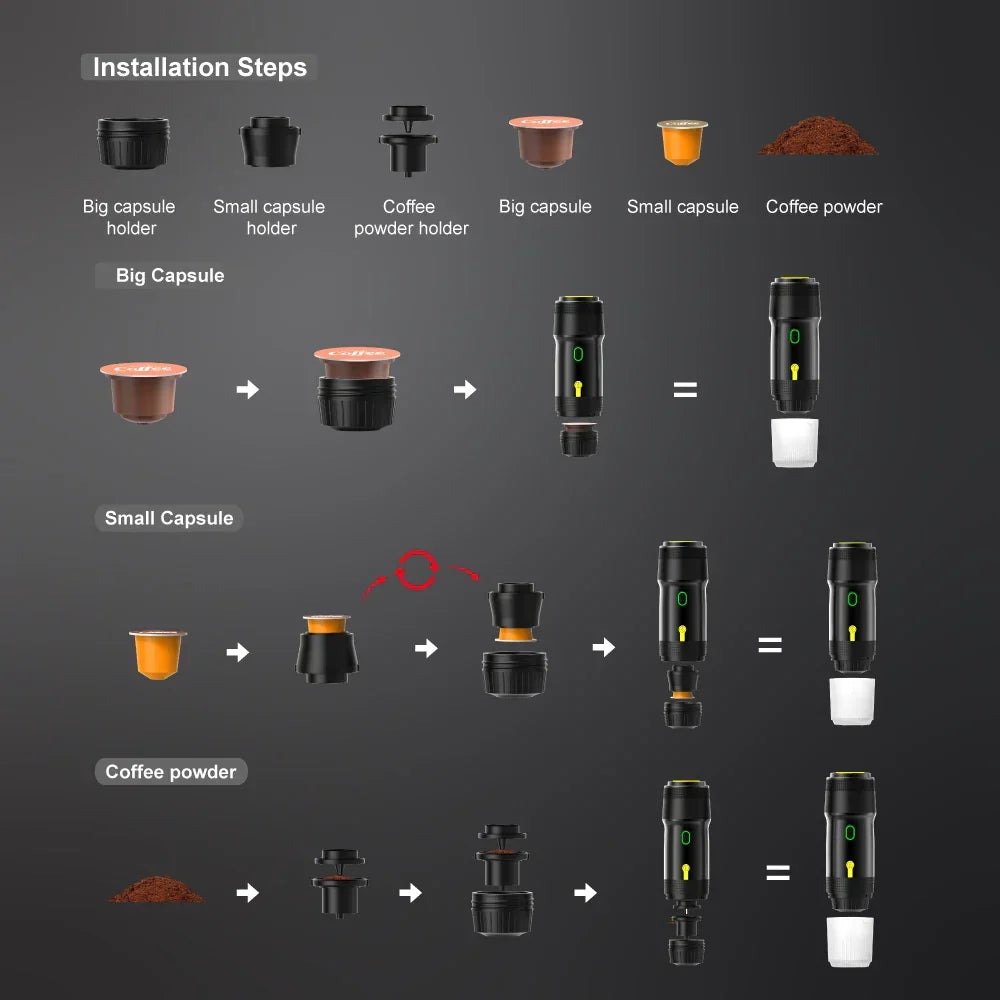 BrewMate To-Go Kaffeebereiter – Ideal für Kaffeegenuss Unterwegs