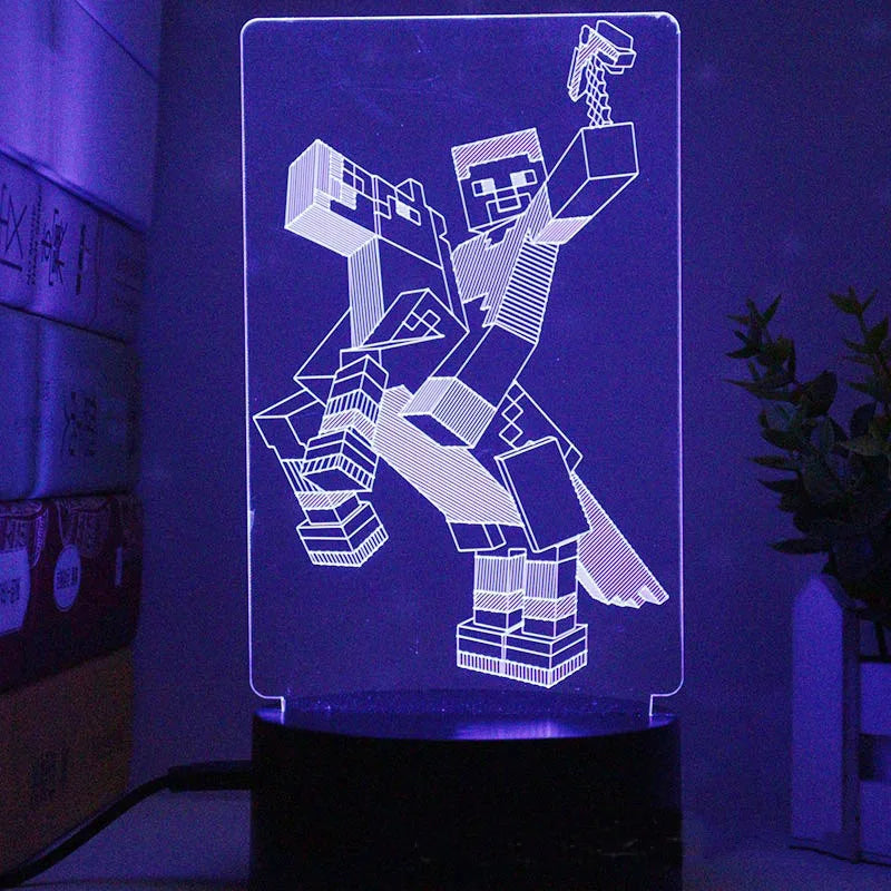 Verschiedene LED-Spielcharaktere Lampen – Verspielte Beleuchtung für Gamer
