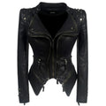 Lederjacke mit stilvoller, zeitloser Optik